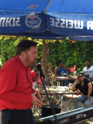 auf dem SPD-Sommerfest