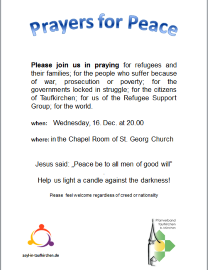 Gebetsabend in St.Georg Gebetsabend in St.Georg