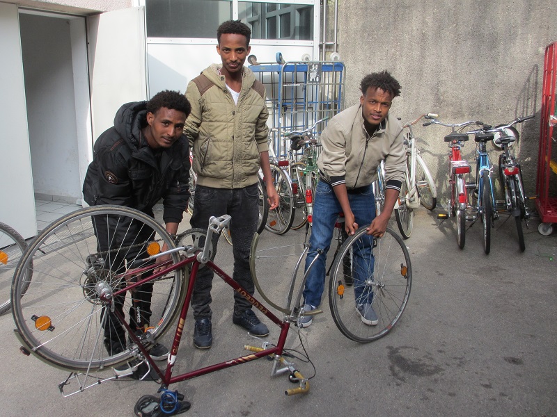 Möchten Sie ein Fahrrad, Ersatzteile oder Ihre Zeit